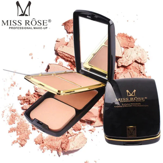 Miss Rose – 2-in-1 Compact Powder ميس روز – بودرة كومباكت 2 في 1