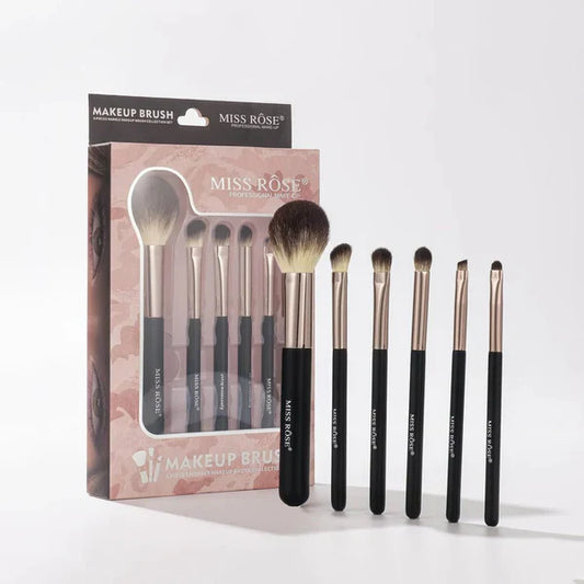 Professional 6 Marble Makeup Brush Set مجموعة فرش مكياج احترافية 6 قطع – ماربل