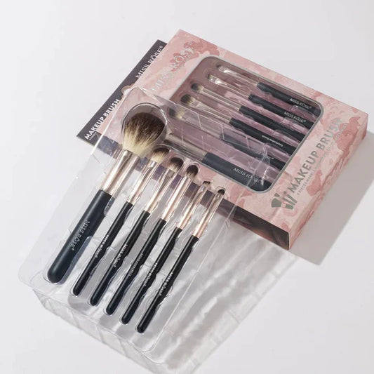 Professional 6 Marble Makeup Brush Set  مجموعة فرش مكياج احترافية 6 قطع – ماربل